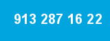 913 287 16 22 913 287 16 22